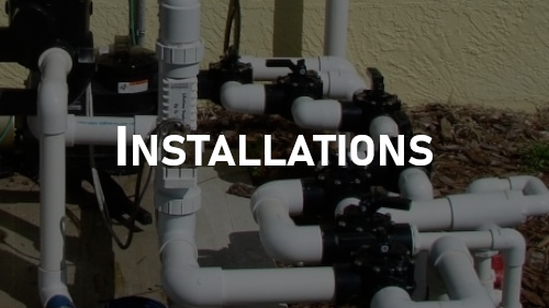 INSTALLATIONS-We offer installations of the products that we sell.  